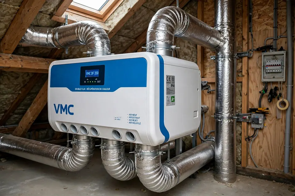 VMC double flux installée par Expert VMC en Île-de-France